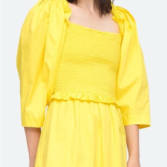 SEA NEW YORK Tabitha Dress in Yellow - Picture 3 of 9